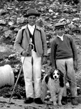 Fotografia antigua de pastoreo español